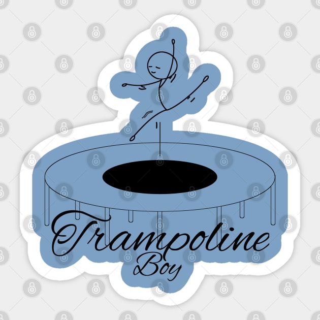 Trampoline boy Sticker by afmr.2007@gmail.com